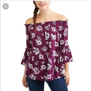 ❌SOLD❌ Off the shoulder Floral Top